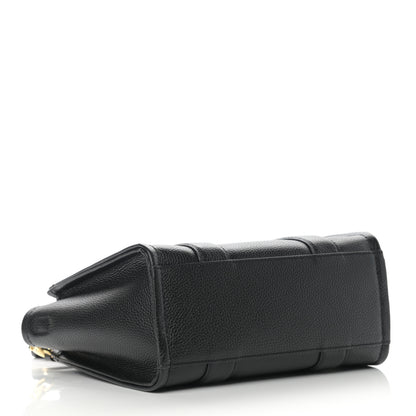 Marc Jacobs Grained Calfskin Small The Tote Bag Black 4 of 14