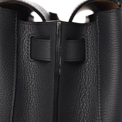 MCM Grained Calfskin Medium Milla Tote Phantom Grey 18 of 22