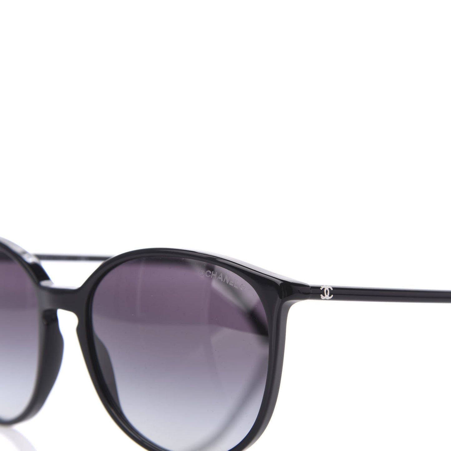 Acetate Round Sunglasses 5278 Black