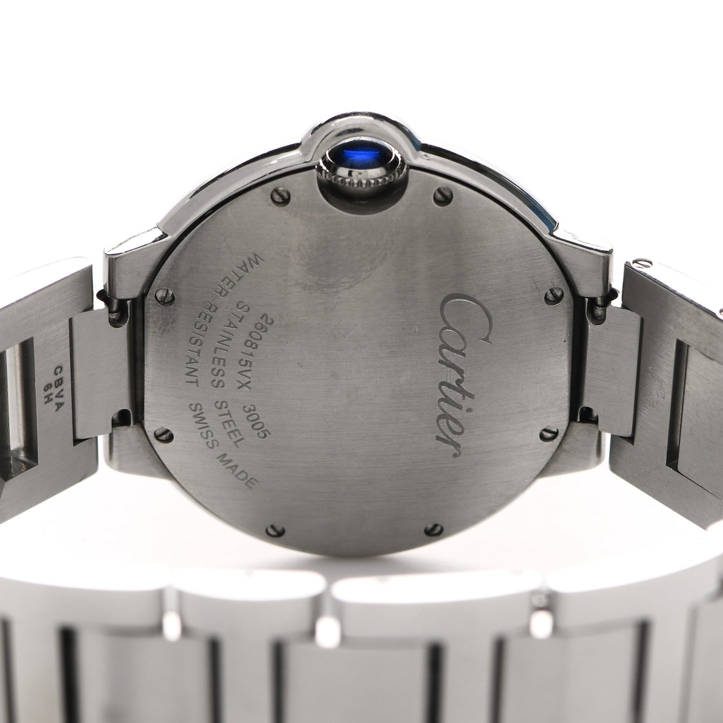 Stainless Steel 36mm Ballon Bleu De Cartier Quartz Watch