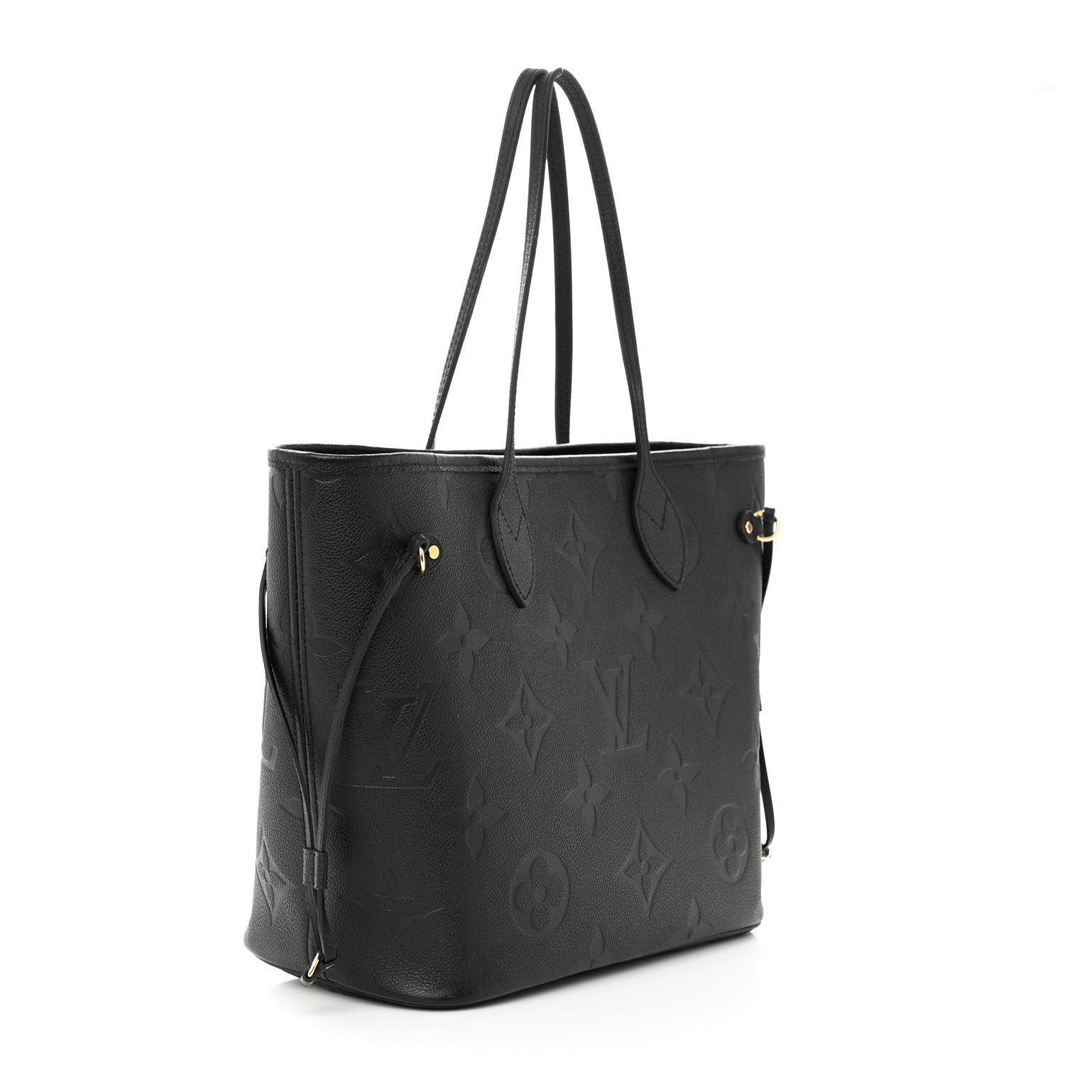 Louis Vuitton Empreinte Monogram Giant Neverfull MM Black 4 of 11