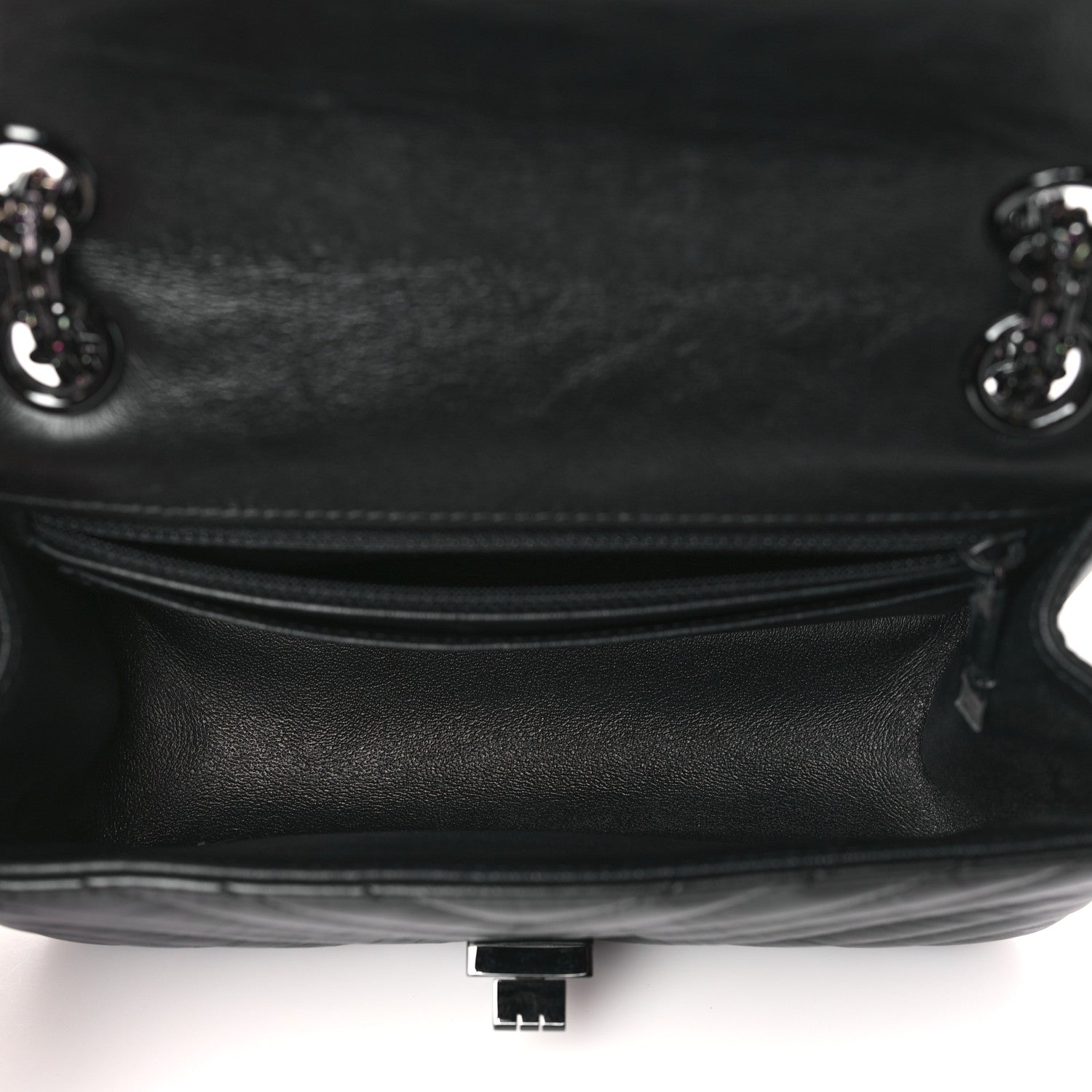 Chanel Aged Calfskin Chevron Quilted 2.55 Reissue Mini Flap So Black 5 of 11
