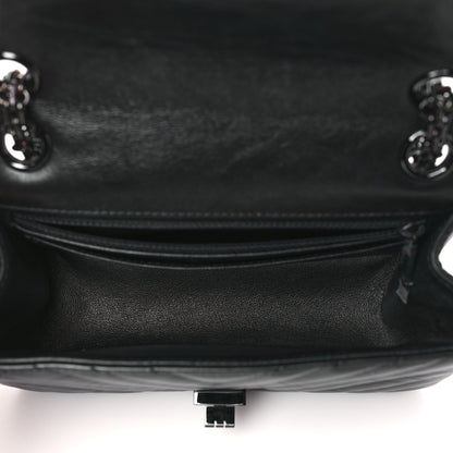 Chanel Aged Calfskin Chevron Quilted 2.55 Reissue Mini Flap So Black 5 of 11