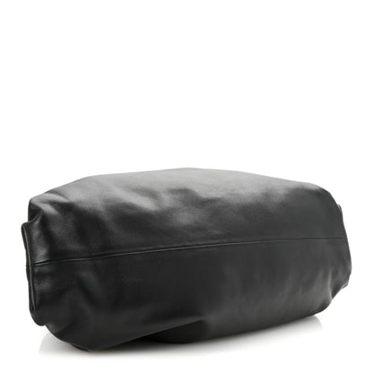 Bottega Veneta Smooth Butter Calf The Pouch Oversized Clutch Black 4 of 7