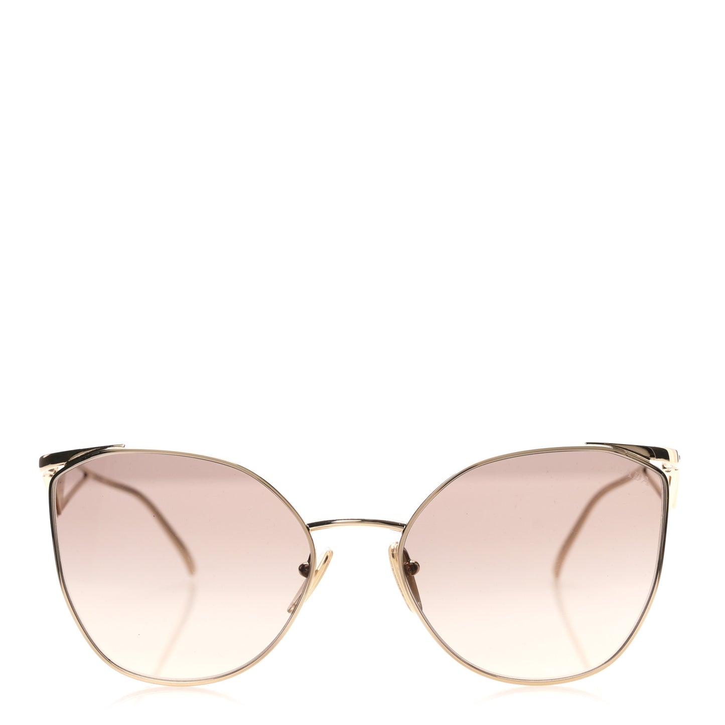 Metal Symbole Triangle Logo Sunglasses SPR50Z Gold