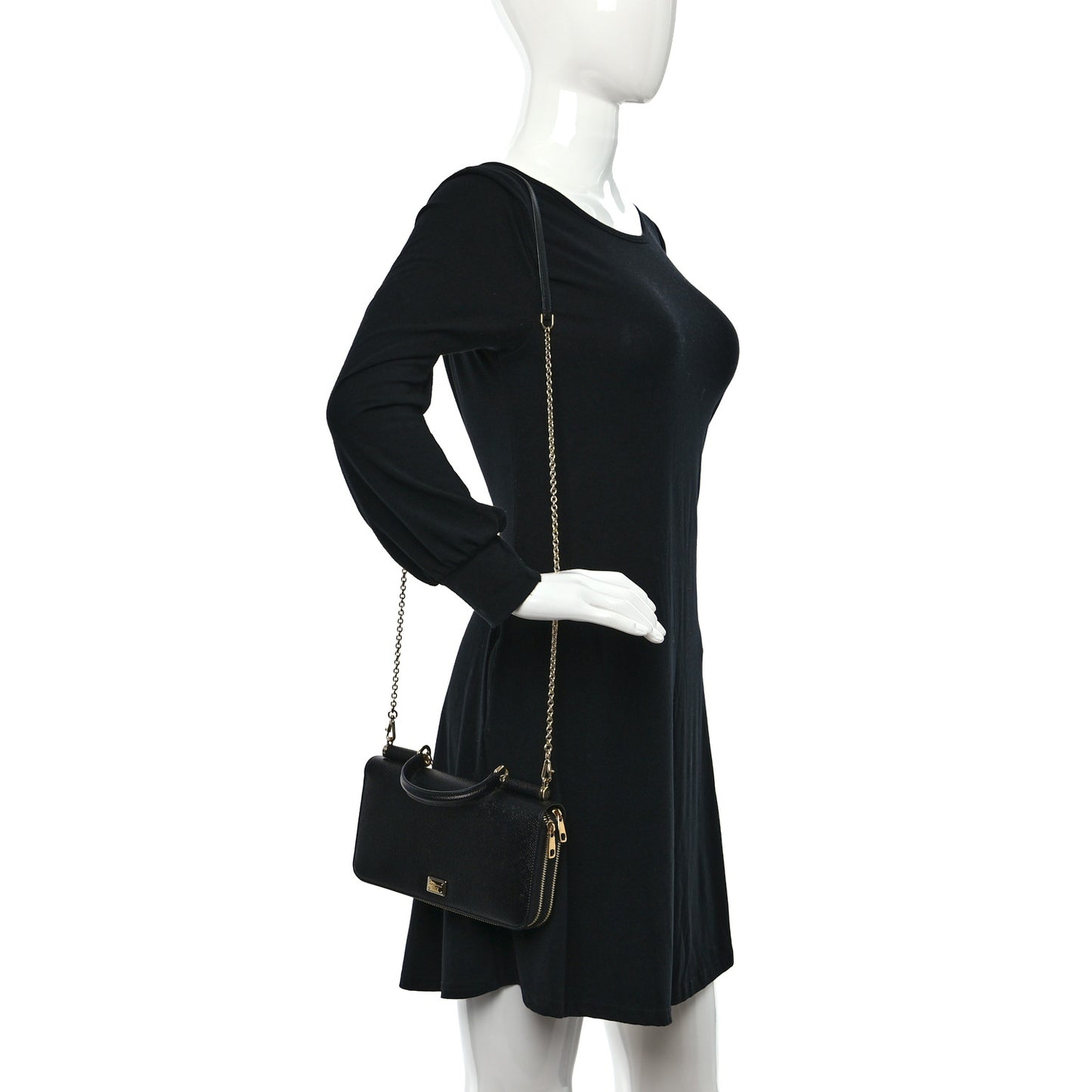 DOLCE &amp; GABBANA Dauphine Mini Von Bag Black