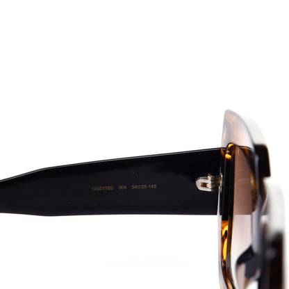 Gucci Acetate Square Frame Sunglasses GG0053S Havana 7 of 10