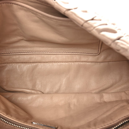 Prada Nappa Gaufre Medium Sound Flap Shoulder Bag Cipria 4 of 7