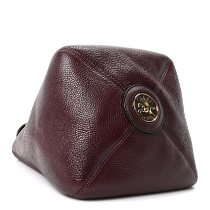 Chloe Grained Calfskin Small Balloon Bag Grenat 4 of 9
