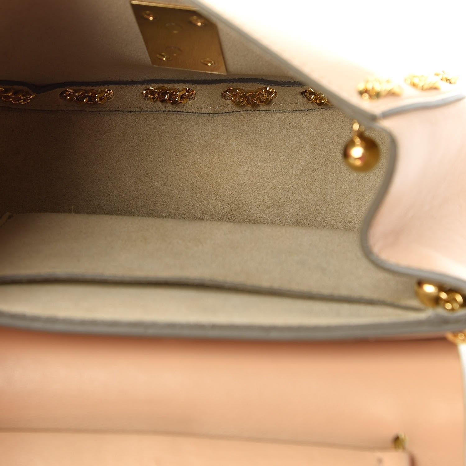Chloe Calfskin Mini Drew Chain Shoulder Bag Blush Nude 5 of 10