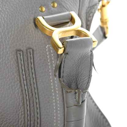 Chloe Calfskin Medium Marcie Satchel Cashmere Grey 16 of 21