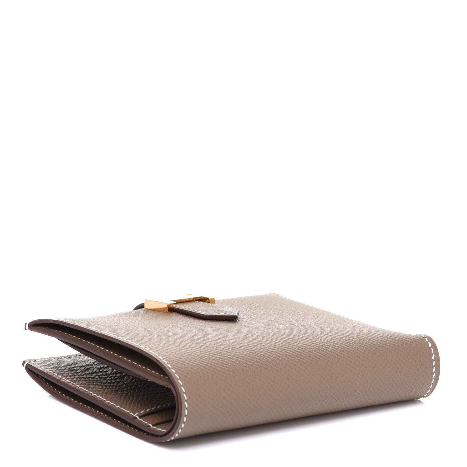 Hermes Epsom Bearn Compact Wallet Etoupe 4 of 7