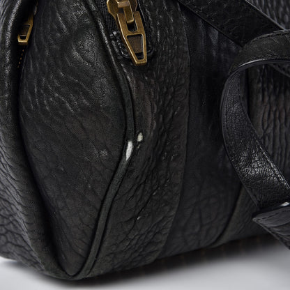 Alexander Wang Pebbled Lambskin Rockie Black Pale Gold Hardware 10 of 17