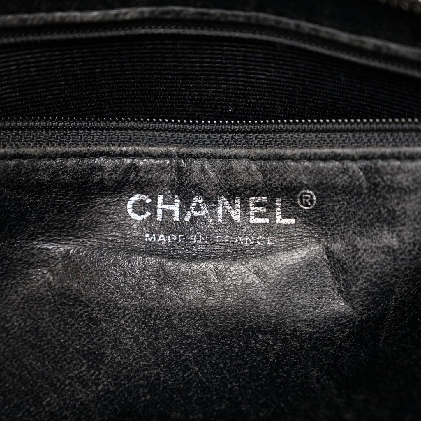 Caviar Quilted Medallion Tote Black