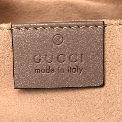 Gucci Calfskin Matelasse Small GG Marmont Chain Shoulder Bag Porcelain Rose 6 of 12