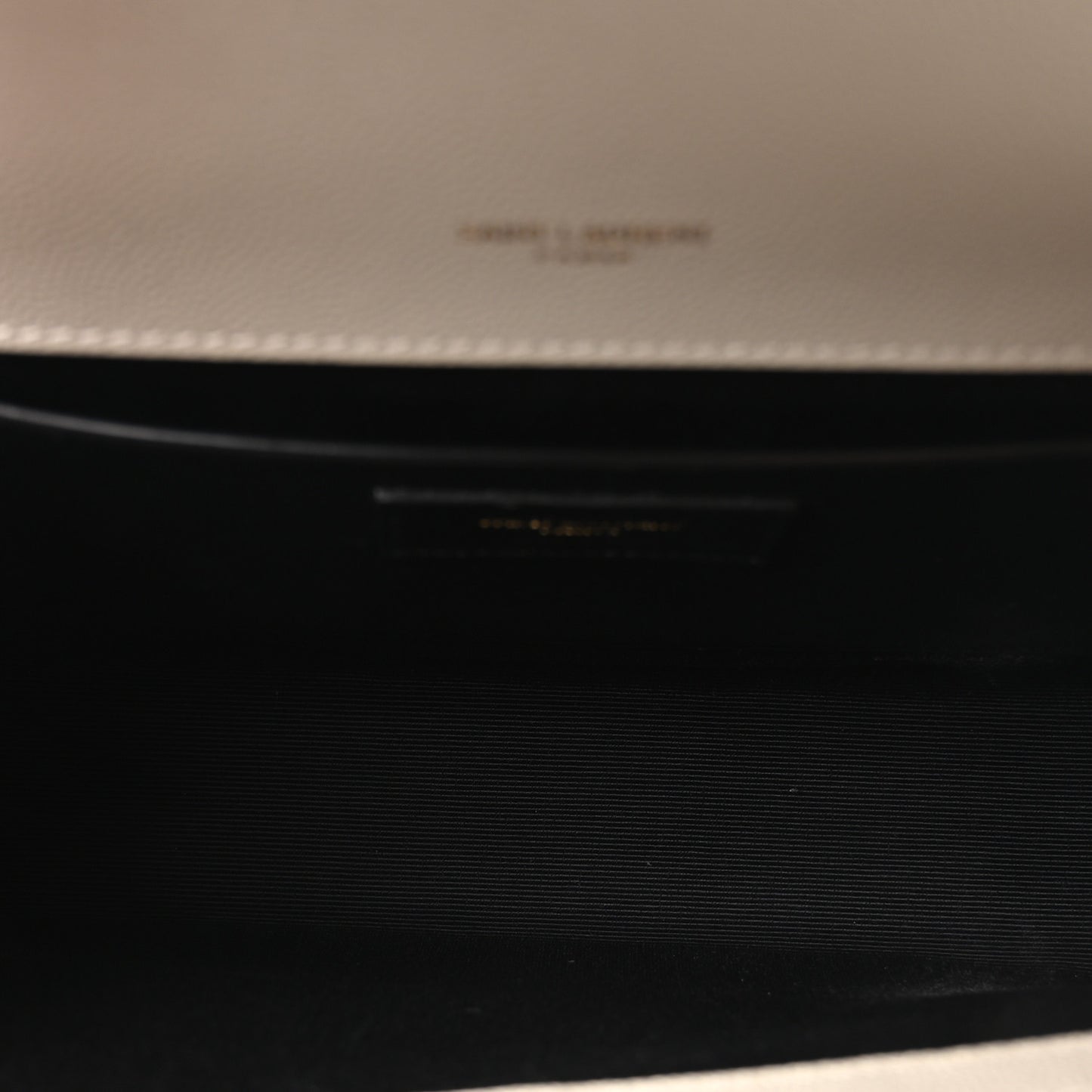 Grain De Poudre Textured Mixed Matelasse Medium Triquilt Monogram Satchel Crema Soft