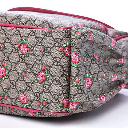 Gucci GG Supreme Monogram Rose Bud Diaper Bag Pink 11 of 15