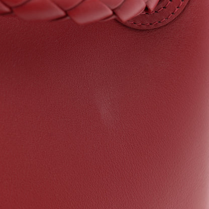 Bottega Veneta Silky Calfskin Medium Andiamo Shoulder Bag Rosewood Space 10 of 11