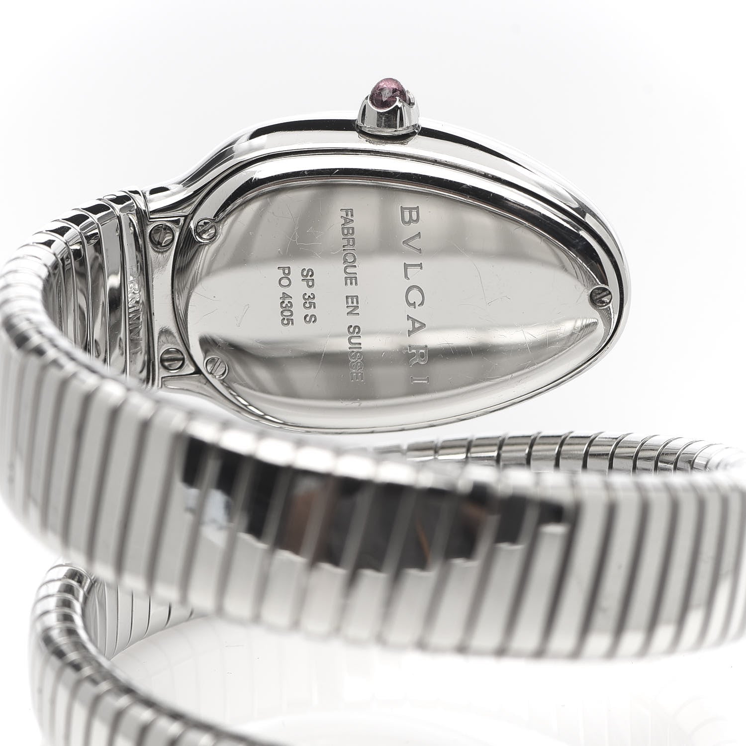 Bulgari Stainless Steel 35mm Serpenti Tubogas Quartz Watch 10 of 14
