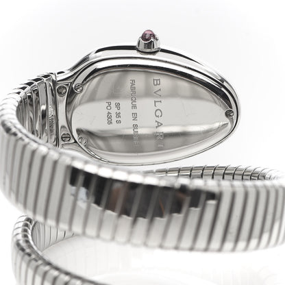 Bulgari Stainless Steel 35mm Serpenti Tubogas Quartz Watch 10 of 14