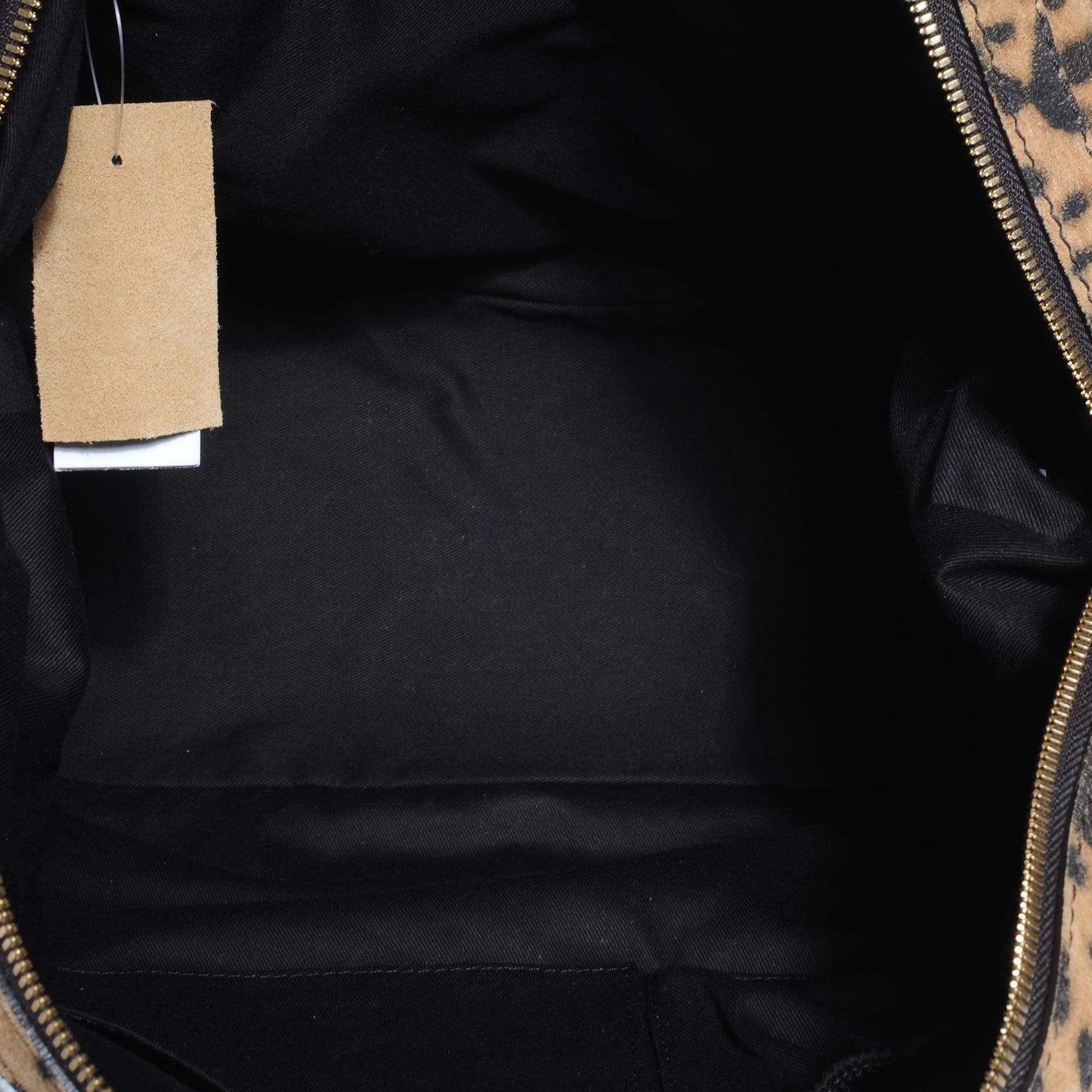 Calfskin Leopard Print Medium Nightingale
