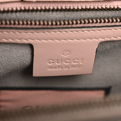 Gucci Calfskin Matelasse GucciGhost Small GG Marmont Tote Perfect Pink Rosa Ivory 6 of 15