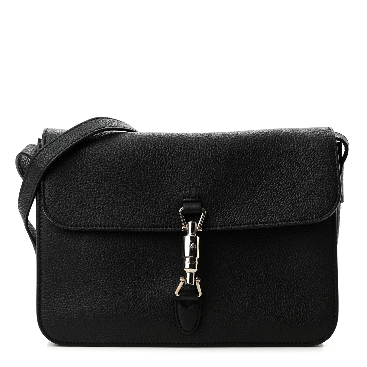 Soft Calfskin Small Jackie Shoulder Bag Black