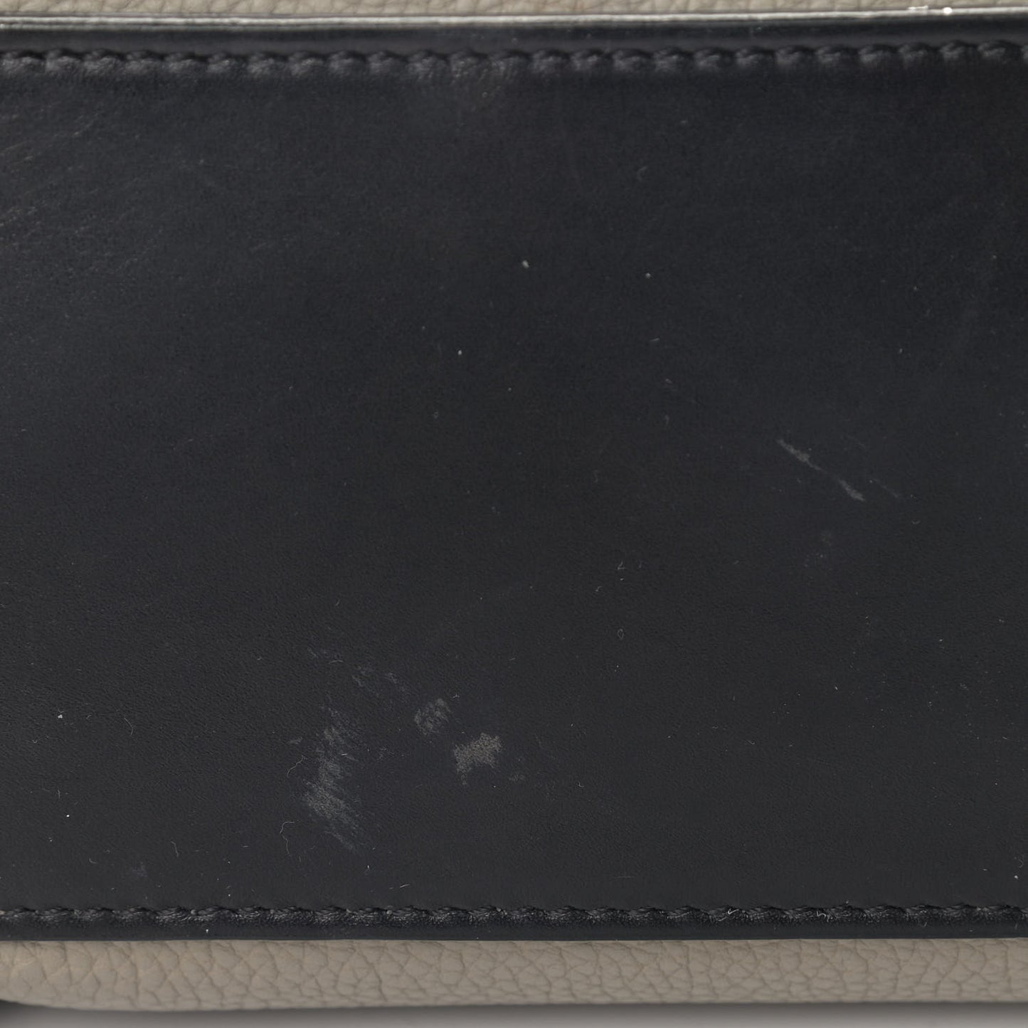 Smooth Drummed Calfskin Nano Tri-Color Luggage Stone