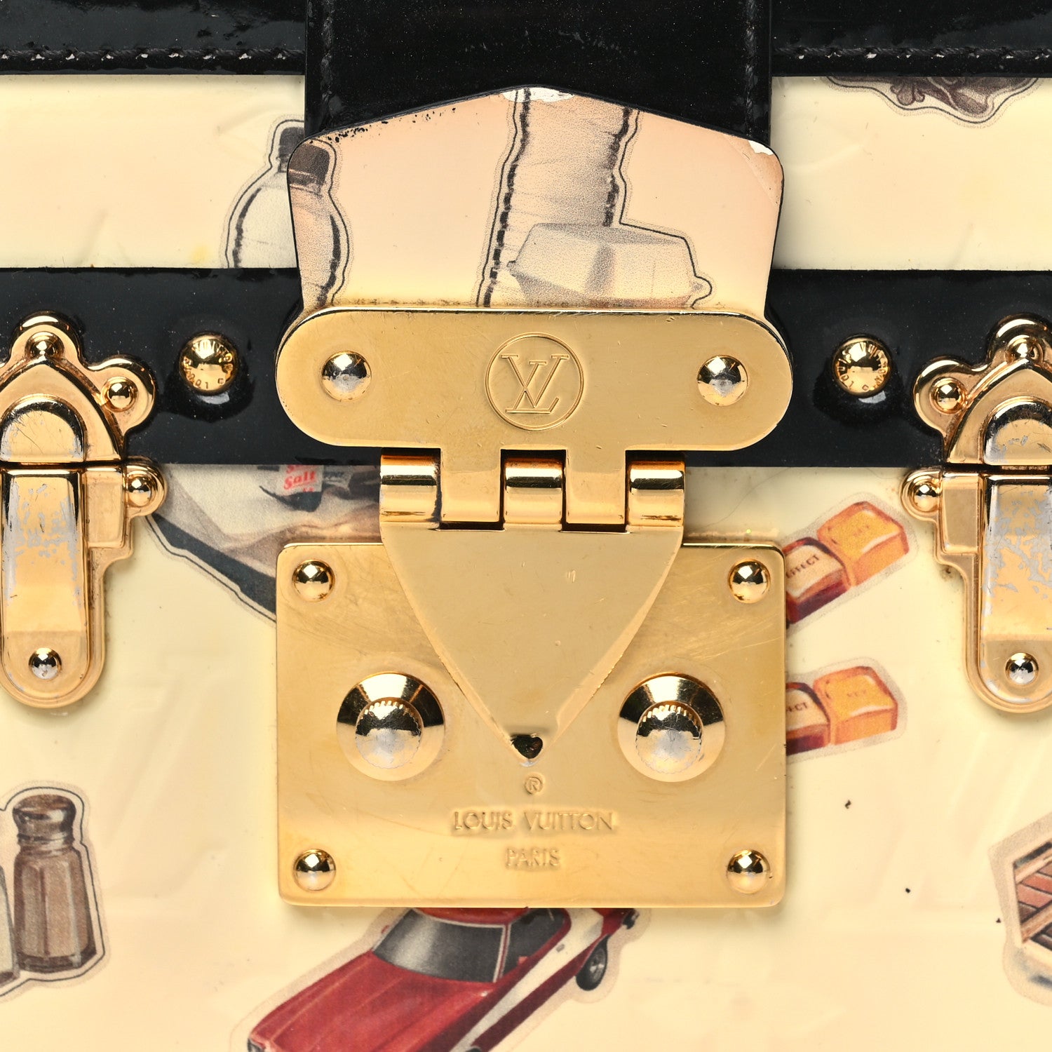 Louis Vuitton Vernis Stickers Petite Malle White 8 of 13