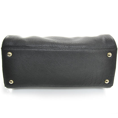 Jimmy Choo Calfskin Medium Rosalie Satchel Black 4 of 8