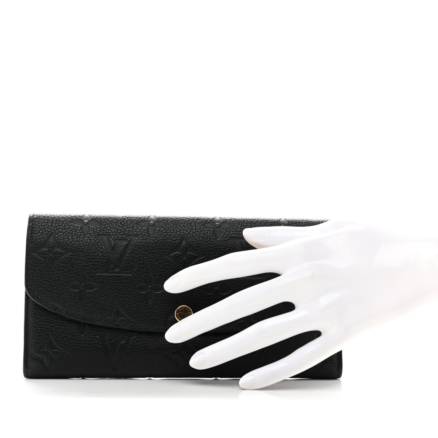 Louis Vuitton Empreinte Emilie Wallet Black Dune 2 of 8