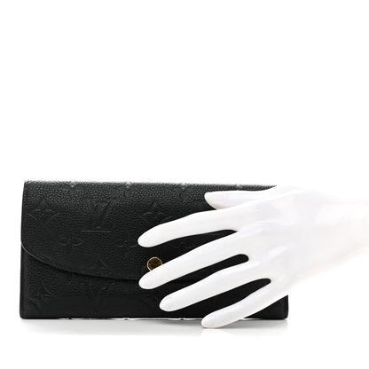 Louis Vuitton Empreinte Emilie Wallet Black Dune 2 of 8