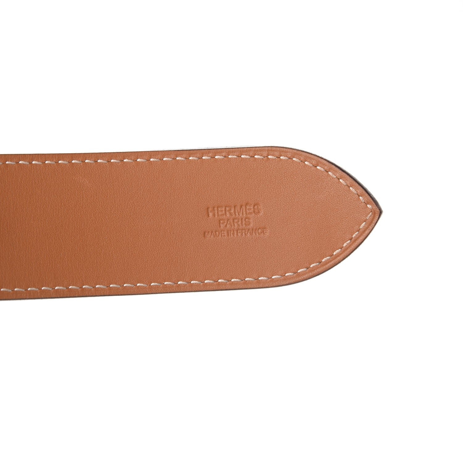 Hermes Barenia Etriviere 40mm Belt 85 Fauve 8 of 10