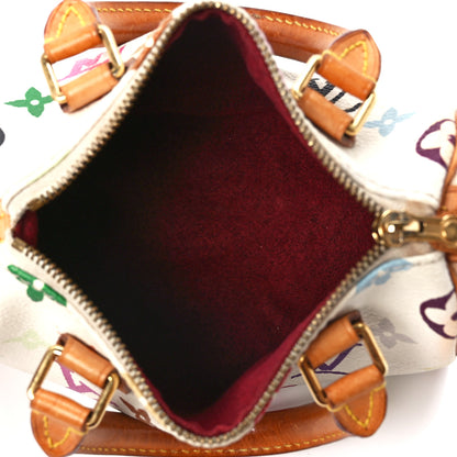 Louis Vuitton Monogram Multicolor Mini Sac HL Speedy White 4 of 11