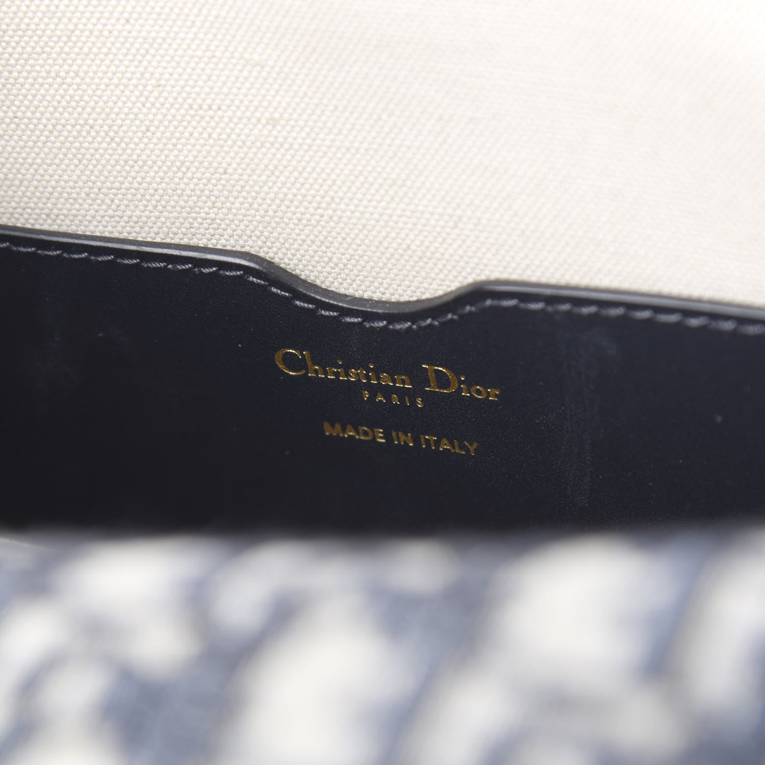 Christian Dior Oblique Studded DiorAvenue Bag Blue 5 of 8