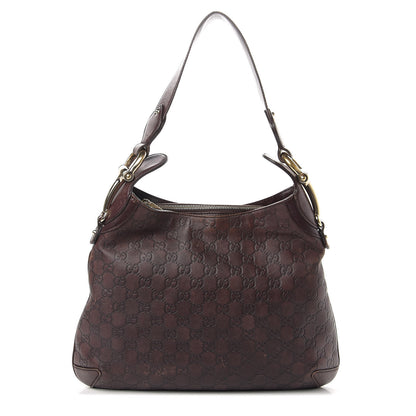 Gucci Guccissima Creole Hobo Chocolate 1 of 17