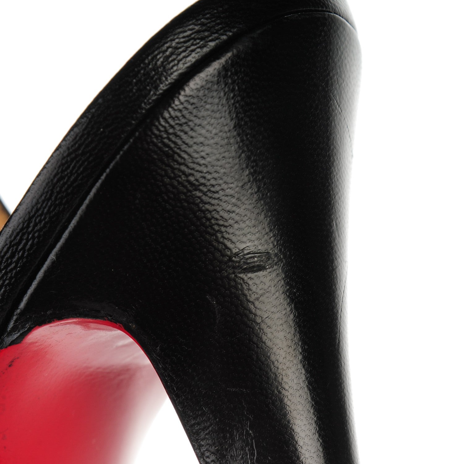 Christian Louboutin Kid No Prive 120 Pumps 35.5 Black Red 8 of 11