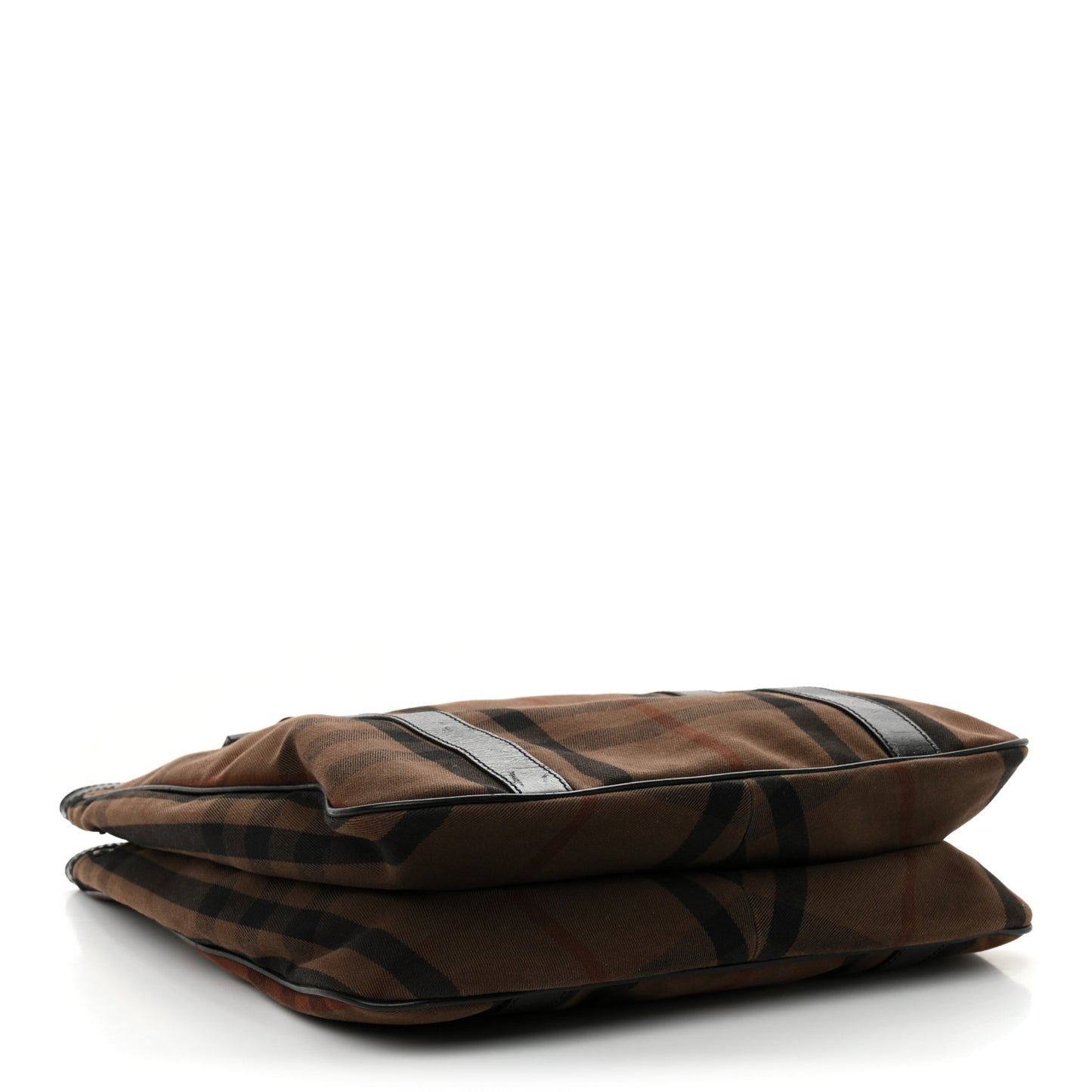 Canvas Vintage Check Tote Black