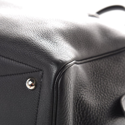 Hermes Taurillon Clemence Victoria II 35 Black 9 of 13
