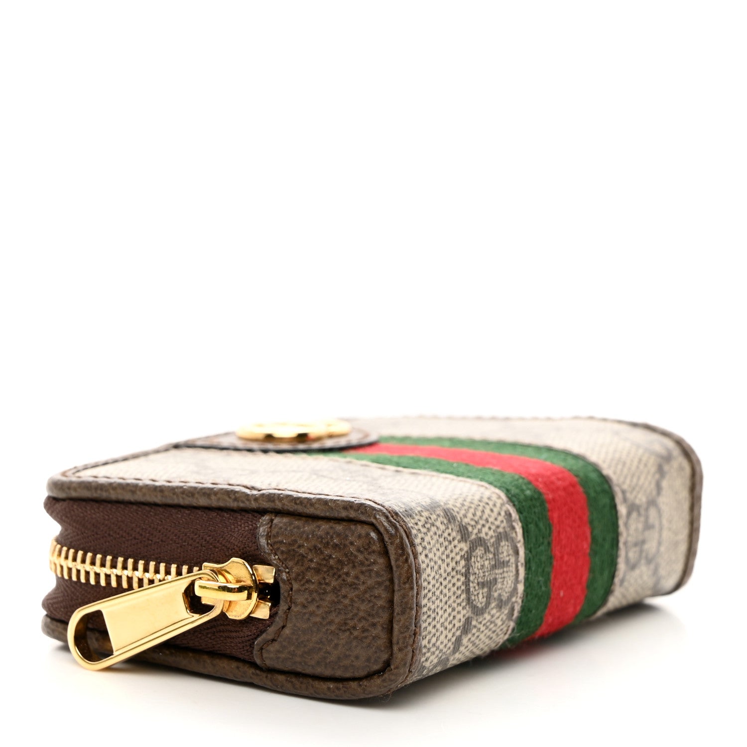 Gucci GG Supreme Monogram Web Ophidia Playing Card Case Beige New Acero 4 of 8