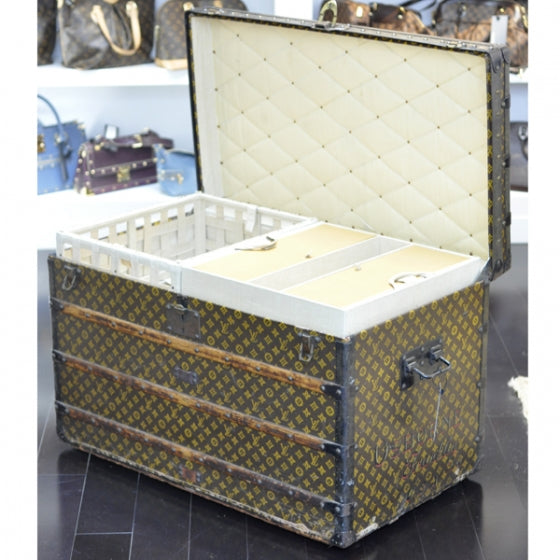 Antique Steamer Trunk 1900 s