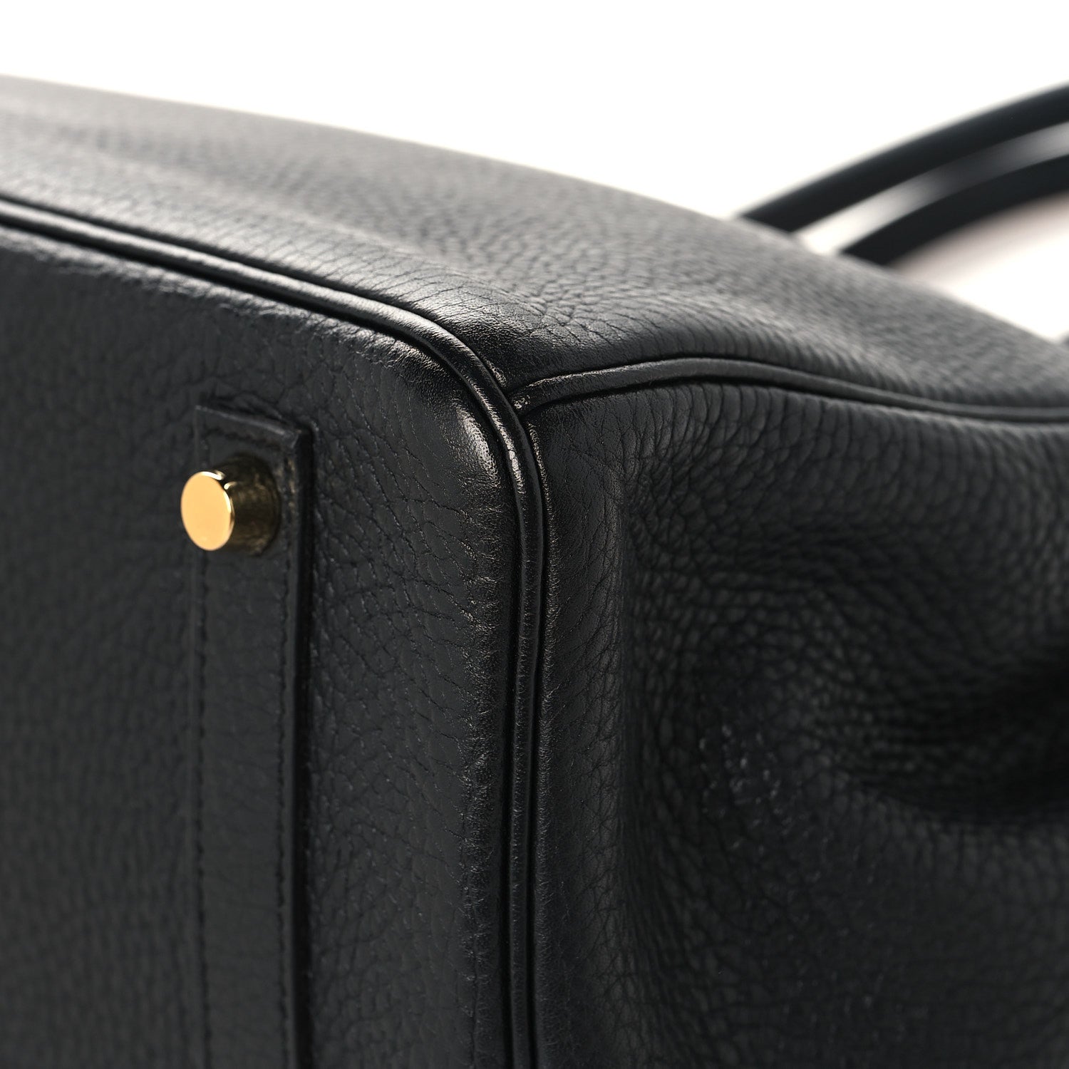 Hermes Taurillon Clemence Birkin 35 Black 10 of 13
