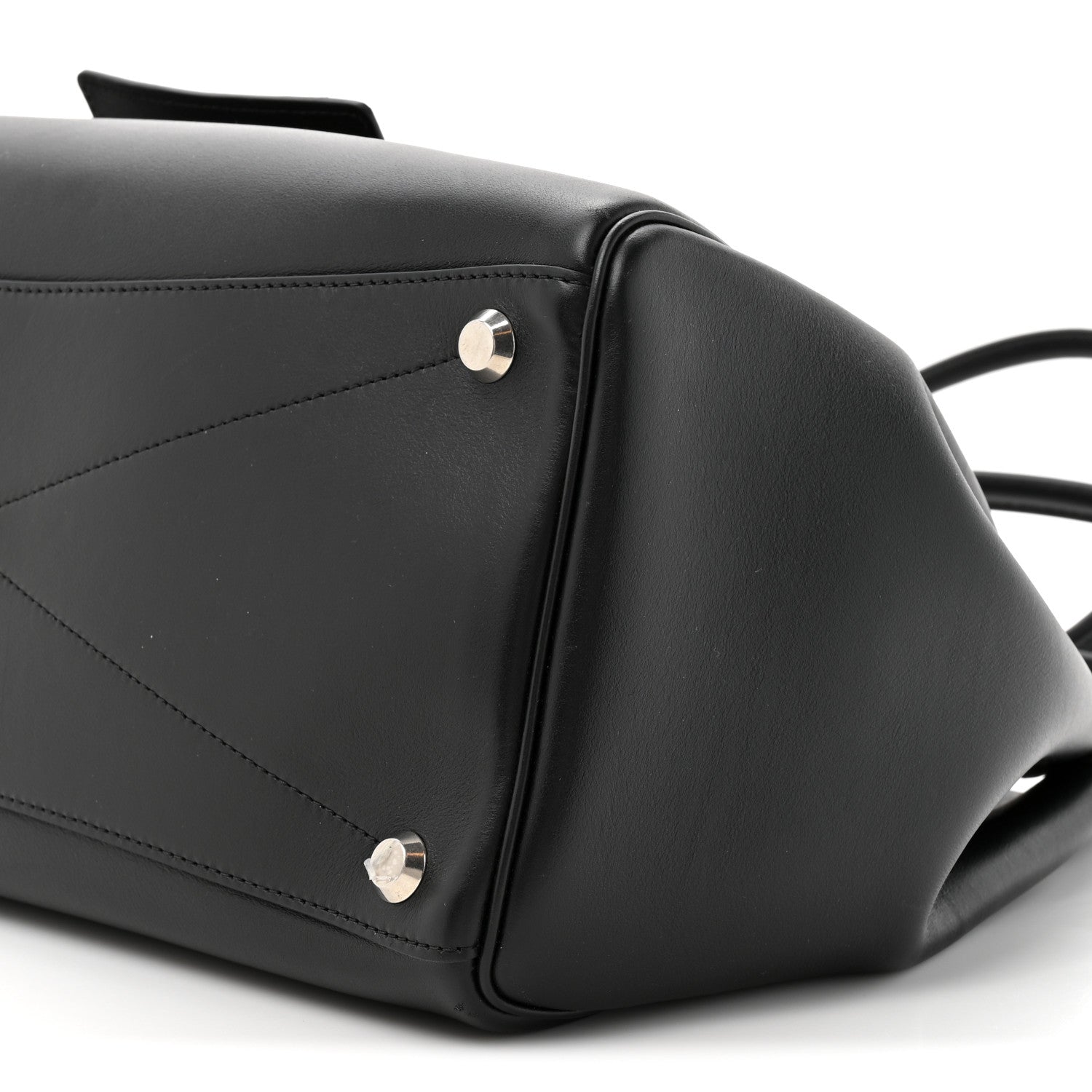 Balenciaga Smooth Calfskin Medium Bel Air Carry All Bag Black 8 of 10