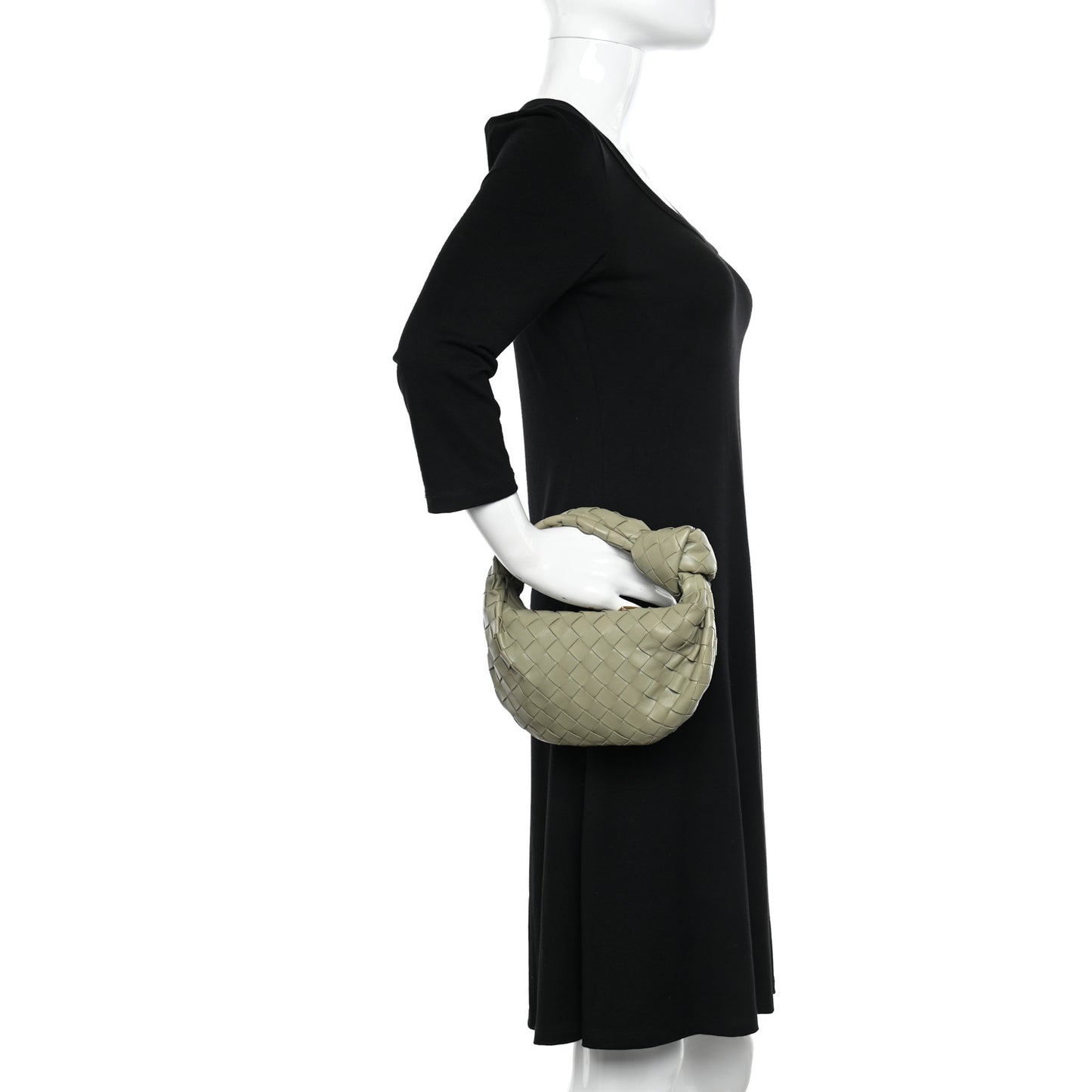 Nappa Intrecciato Mini Jodie Travertine