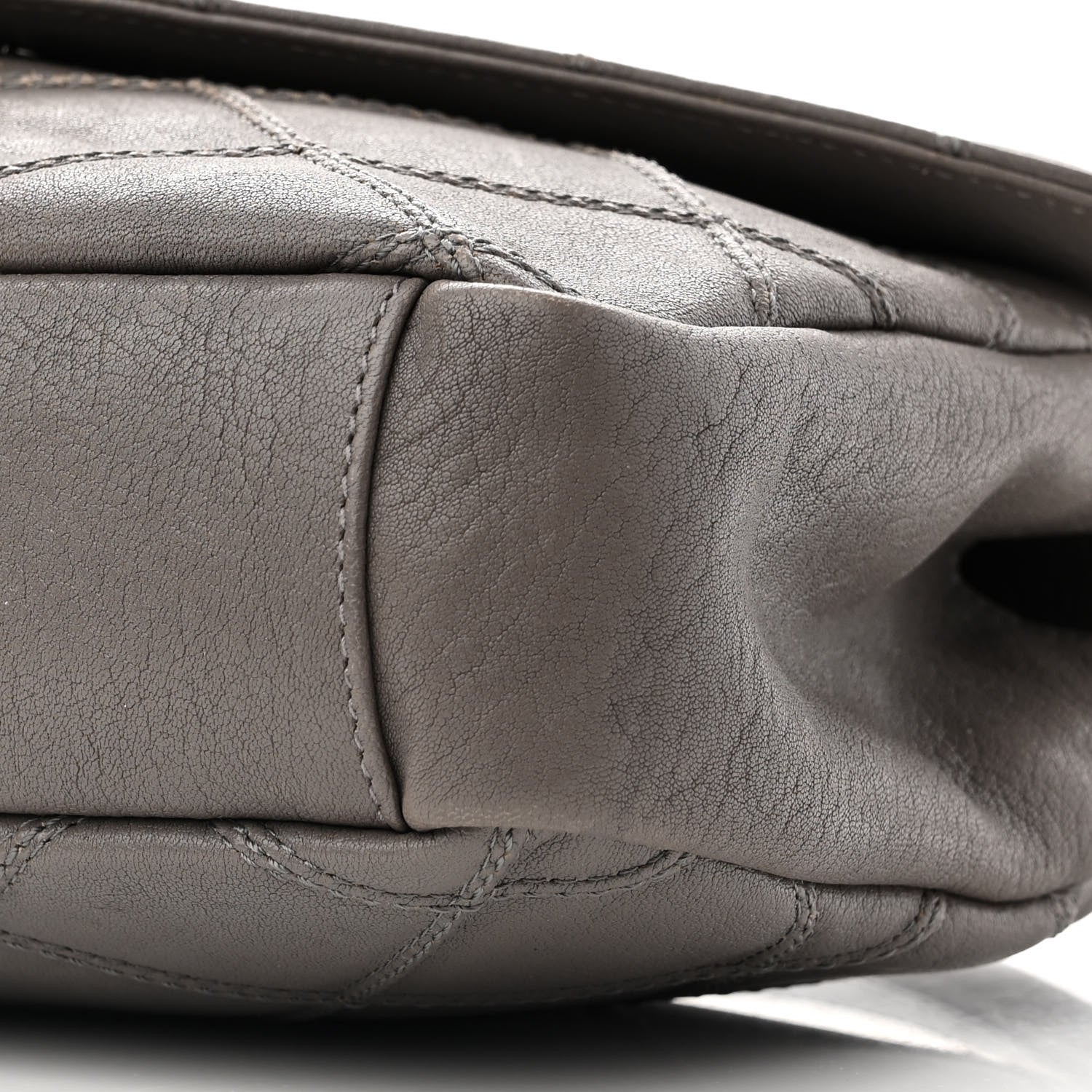 Saint Laurent Calfskin Matelasse Diamond Quilted Monogram Medium College Bag Fog 10 of 11