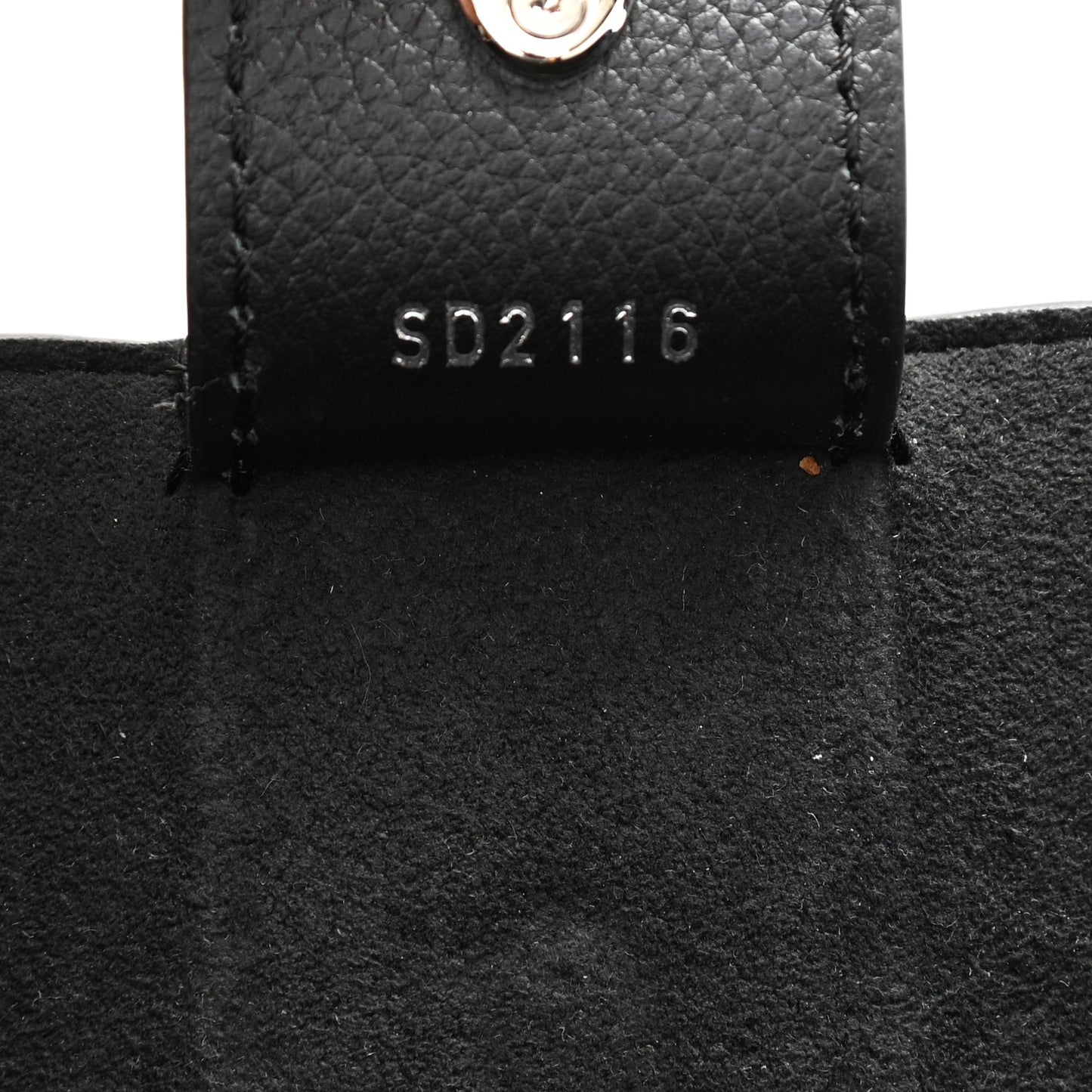Calfskin Lockme Go Tote Black