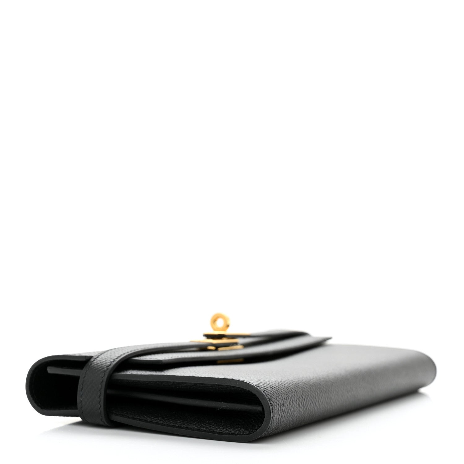 Hermes Epsom Kelly Longue Wallet Black 4 of 9