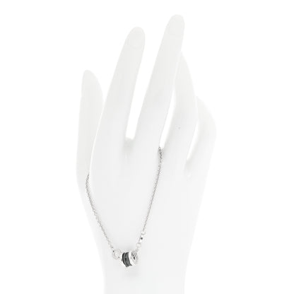 Bulgari Sterling Silver Black Ceramic Save the Children Bracelet SM 2 of 7