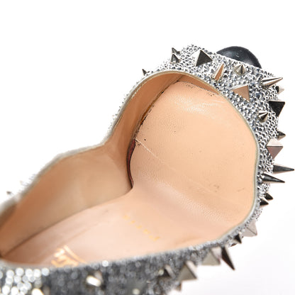 Christian Louboutin Strass Very Mix 150 Pumps 41.5 Silver 16 of 25
