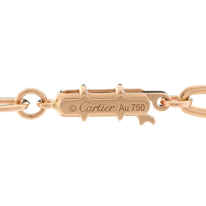 Cartier 18K Pink Gold Diamond Juste Un Clou Chain Necklace 4 of 5